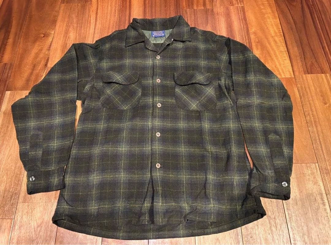 vintage 60's Pendleton ペンドルトン　ボードシャツ 60's PENDLETON Wool Check Board Shirt Made in USA 60年代 ペン