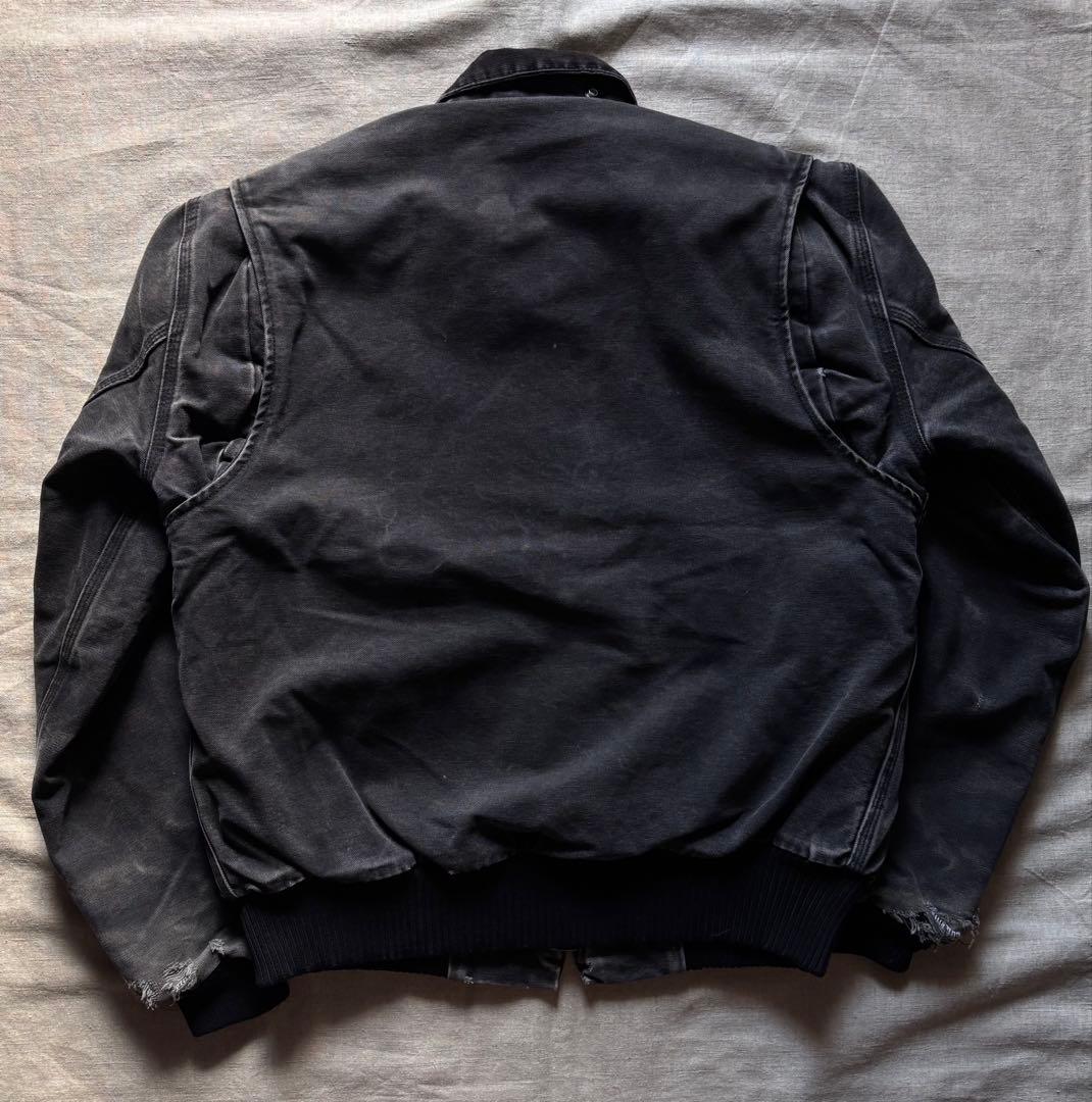 雰囲気抜群】Carhartt J165 ボンバージャケット A-2 ブラック - メルカリ
