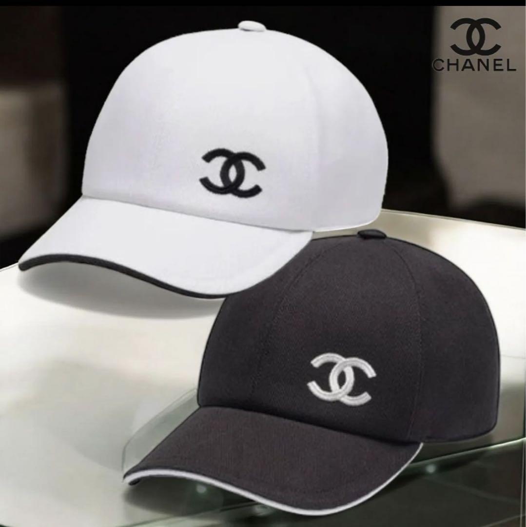 CHANEL キャップ ブラック　フリーサイズ