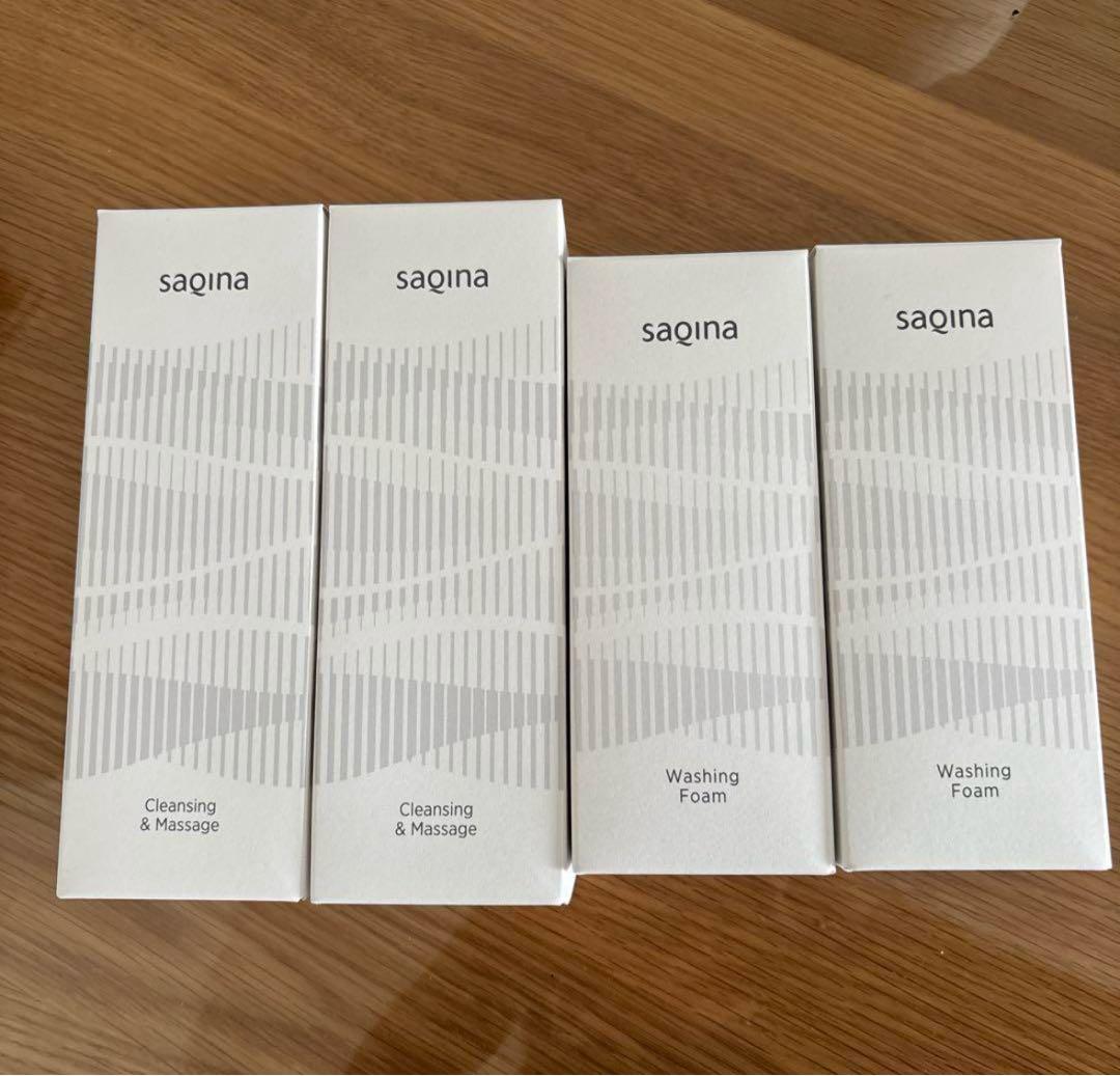 サキナ クレンジング＆マッサージ 2本ウォッシングフォーム2本