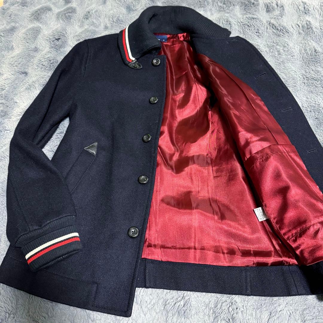 【希少コラボ】フレッドペリー×ビームス ドンキーコート ジャケット ブルゾン 紺