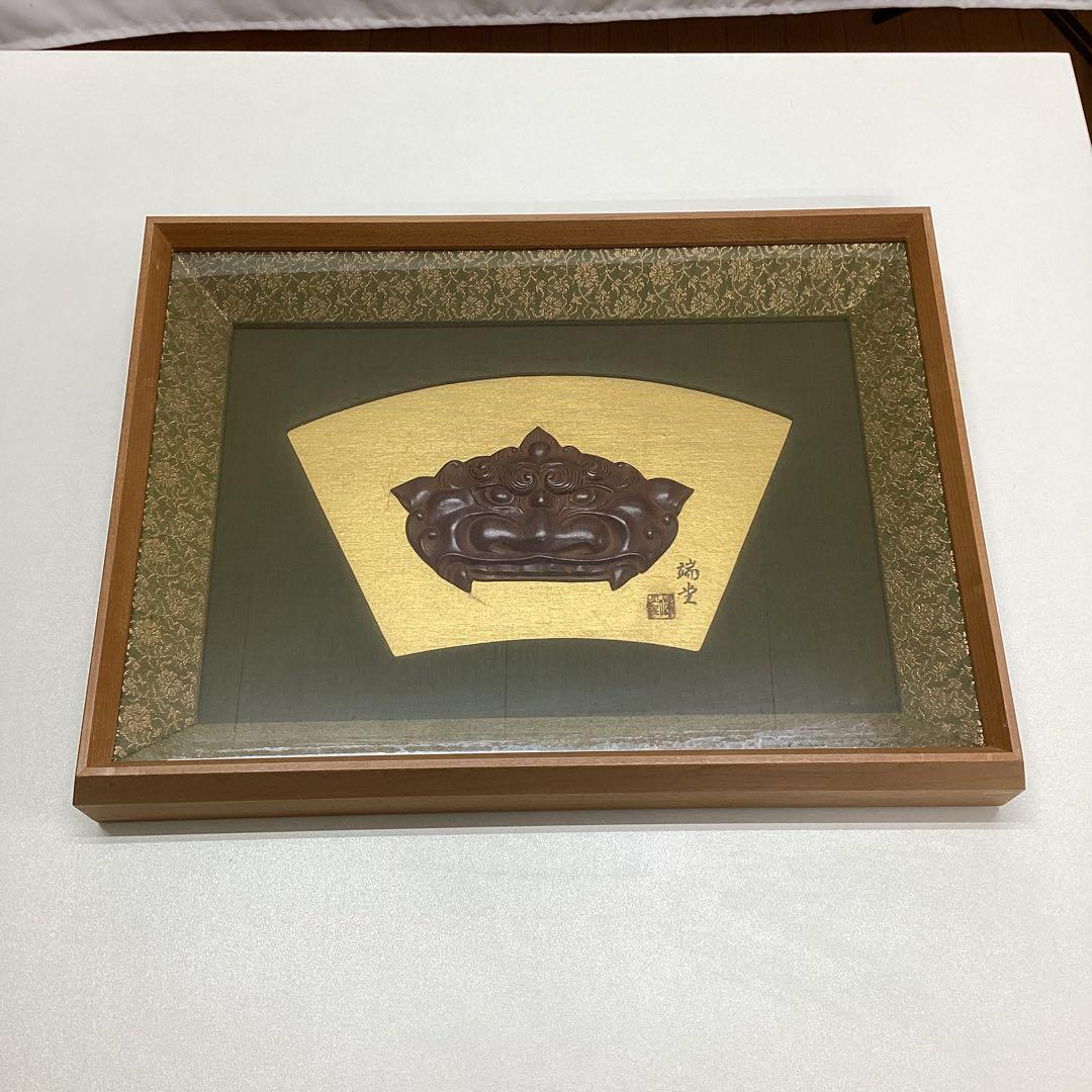 木彫工芸家・川原和夫氏　福神飾り　木造彫刻 泉大津 濱八町 元町 川原和夫作 鬼熊 獅噛み #彫健 #木彫 #地車 #屋台