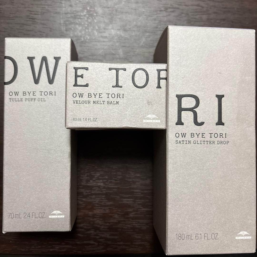 OW BYE TORI オーバイトーリ ヘアスタイリング3点セット