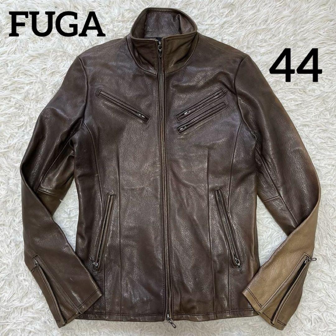 y2k fuga シングル ライダース ジャケット 平成 お兄系 v系 ililil【イルイルイル】2way gimmick synthetic[品番：PBIW0002990