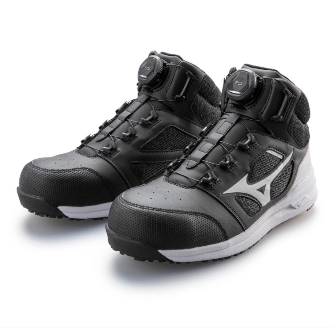 【美品】ミズノ 安全靴 オールマイティ LS II 73L BOA 26.0cm