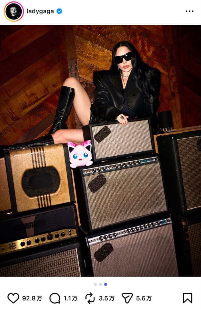 レディーガガ愛用】 プリン ぬいぐるみ リボンコスチューム アナハイム