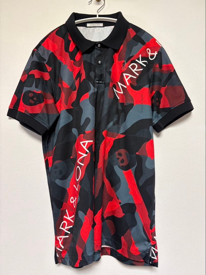 マークアンドロナ カモフラ　迷彩　赤　木村拓哉　mark and lona