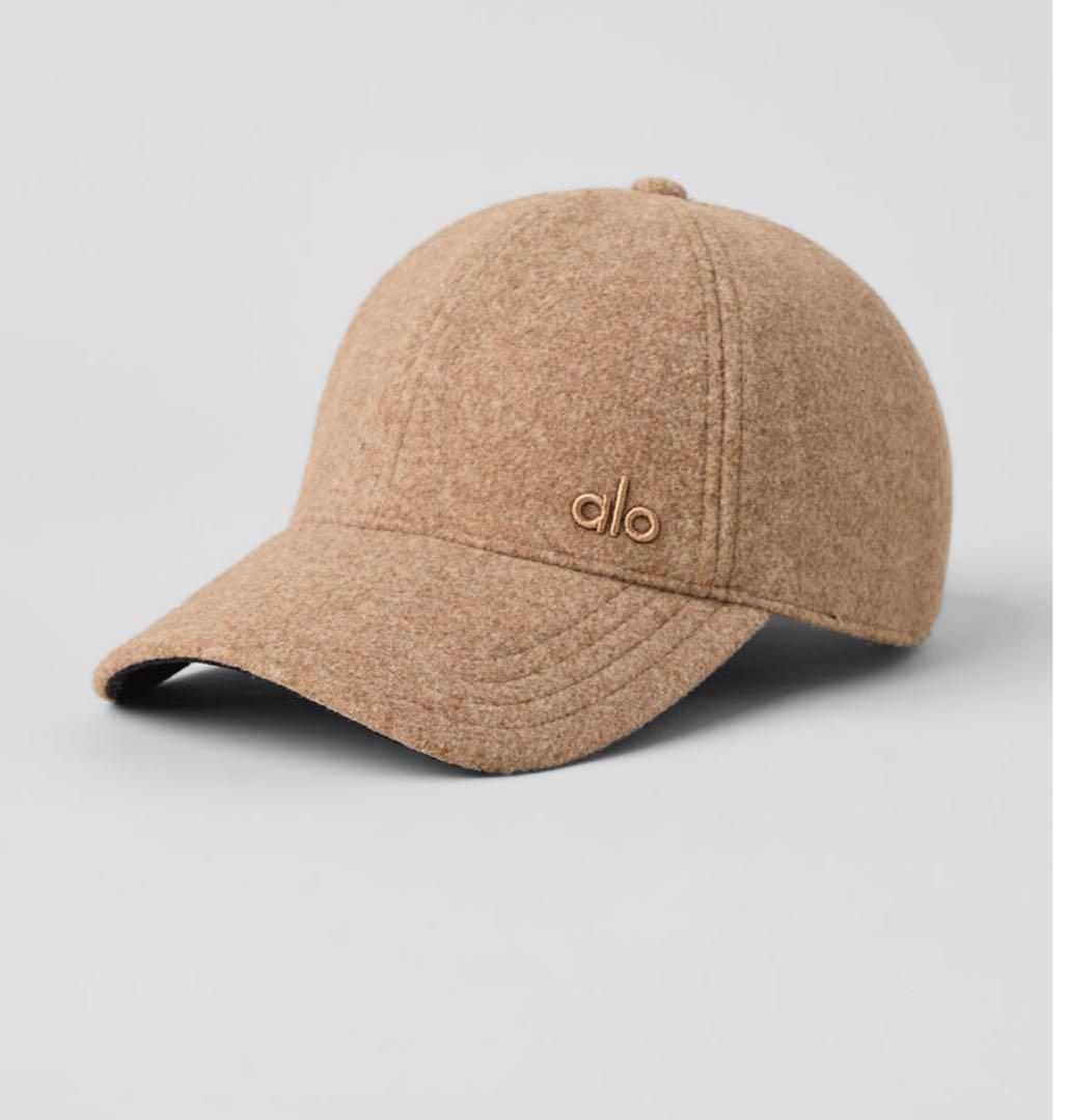 alo ベージュキャップ 試着のみタグ付き