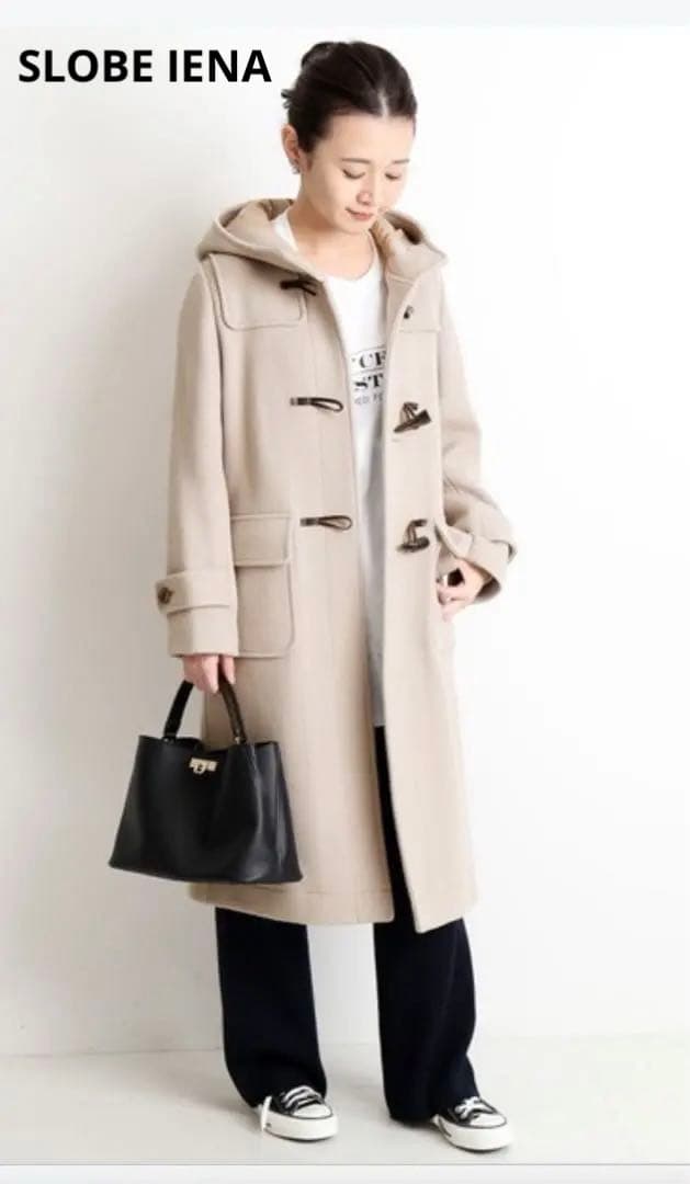 【最終値下げ】スローブイエナ ヘリンボーンダッフルコート