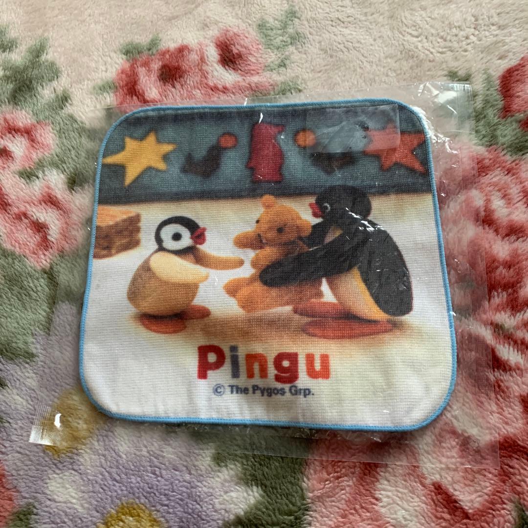 レトロ　ピングー ハンドタオル