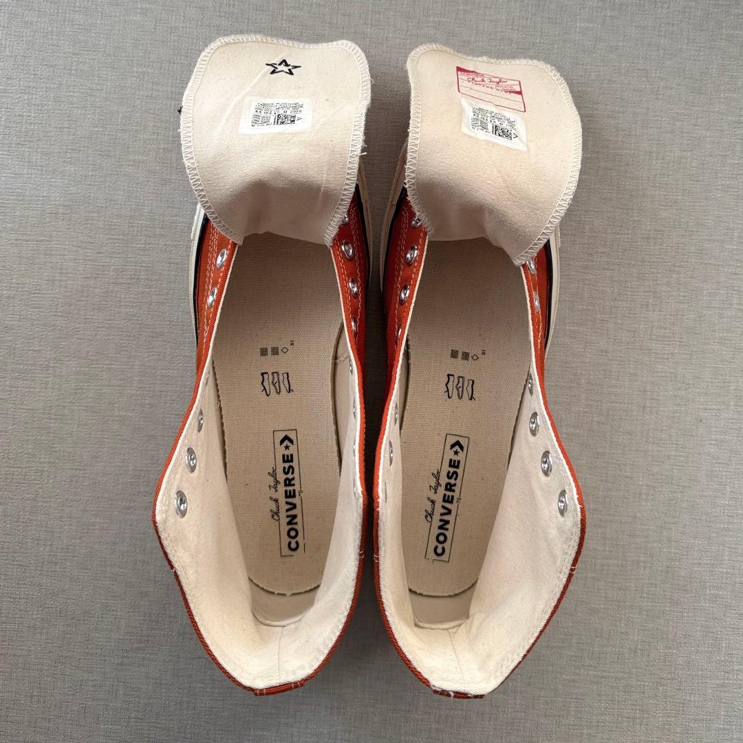 ブ*ス様 コンバース CT70 ハイカット マンダリンオレンジ 27.0cm