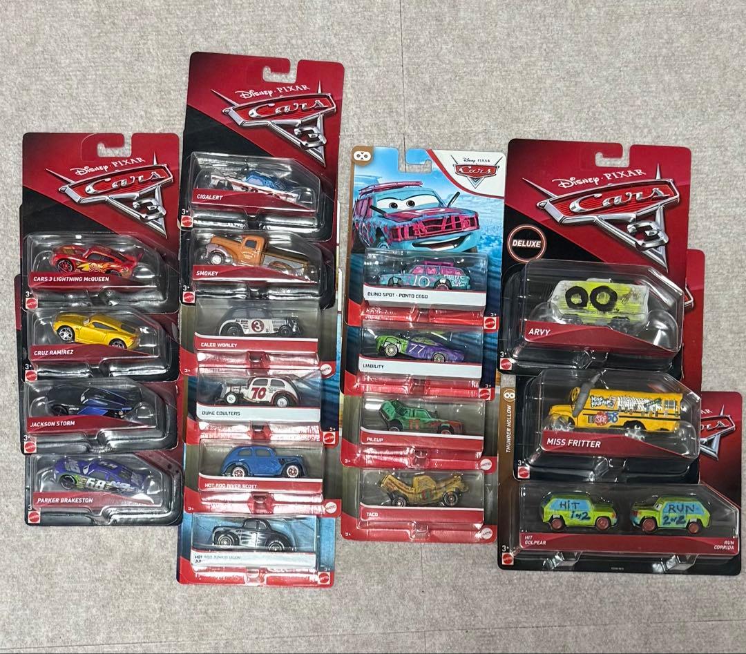こ*う様 disny Cars pixar カーズ マテルミニカー17台 セット 楽天市場】カーズ おもちゃ マテル 1/55 ミニカー24台 アソートセット