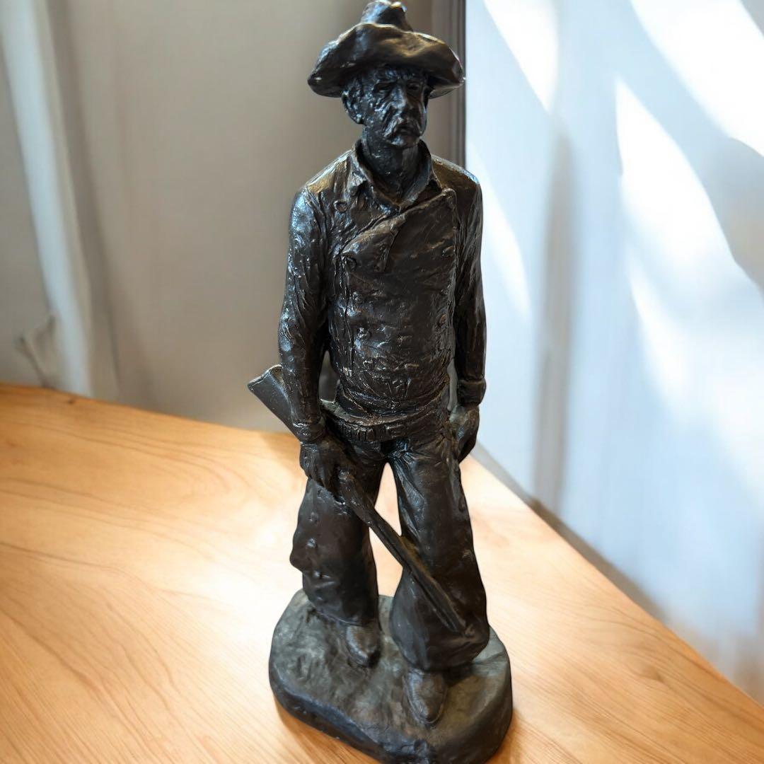 彫刻家 彫刻家マイケルガーマン氏作 アンティーク彫刻 アメリカン