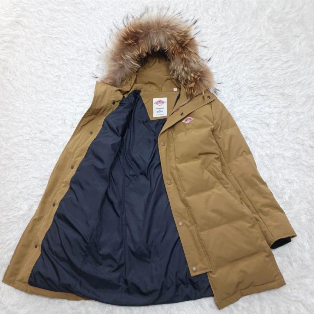 未使用　ダントン　ダウンジャケット ファー付きフード　34 楽天市場】ダントン ダウンジャケット 34 ブラック Danton リアル