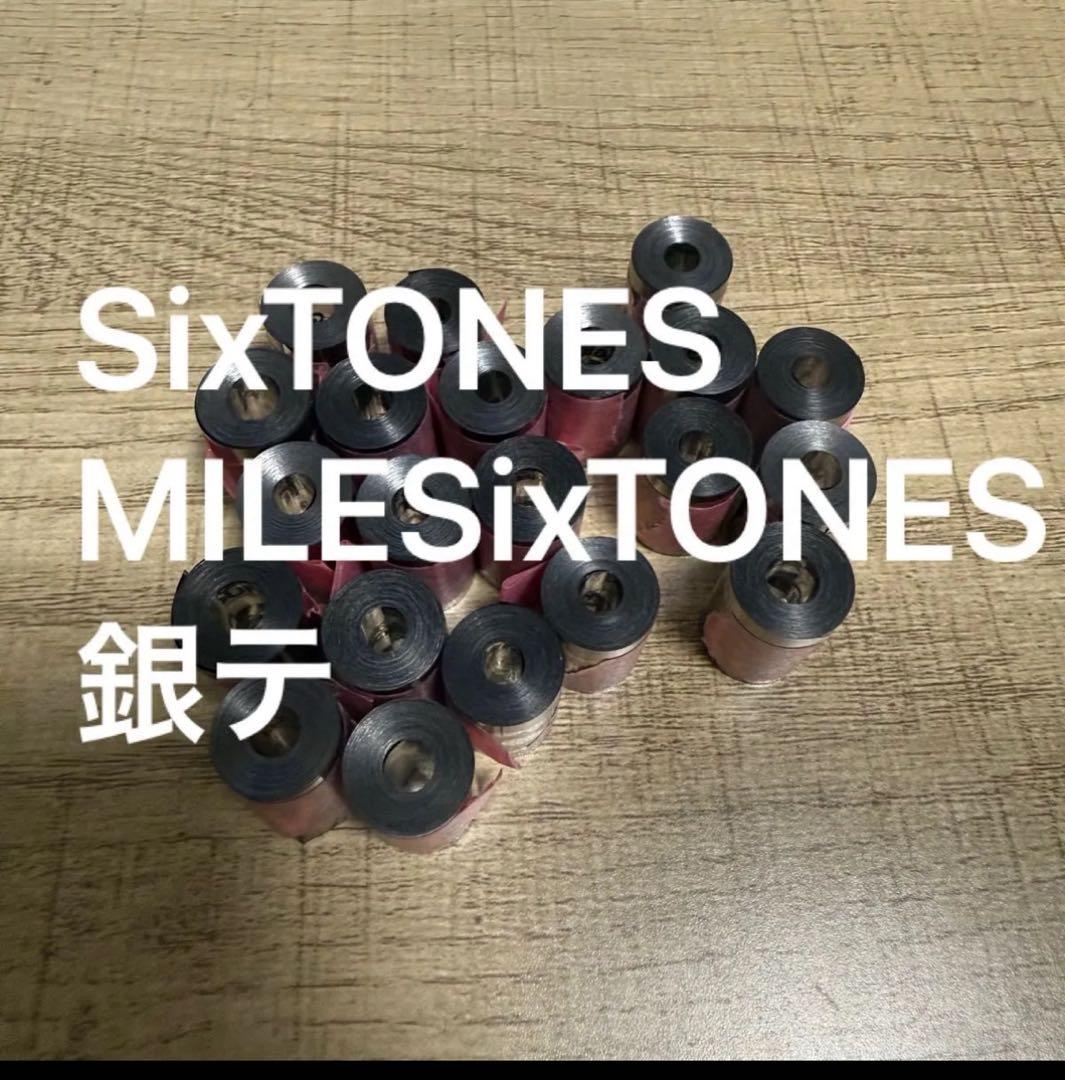 SixTONES MILESixTONES 銀テ - メルカリ