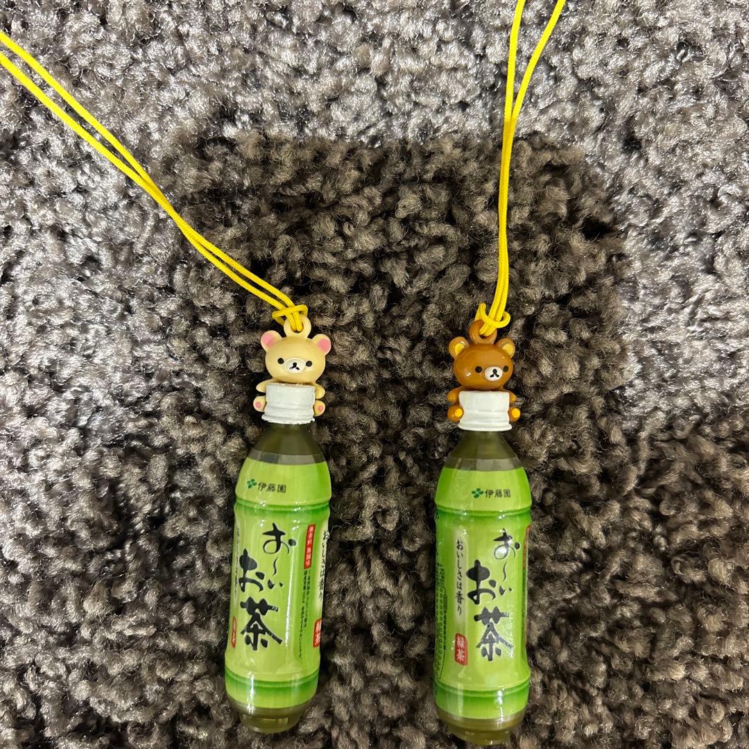 リラックマ コリラックマ おーいお茶 ペットボトル型 ストラップ