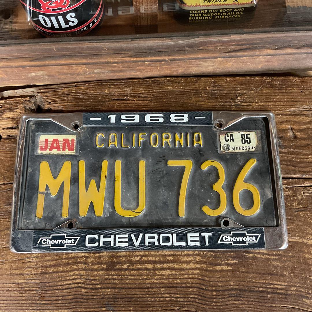 シボレー金属フレーム&60'sプレート