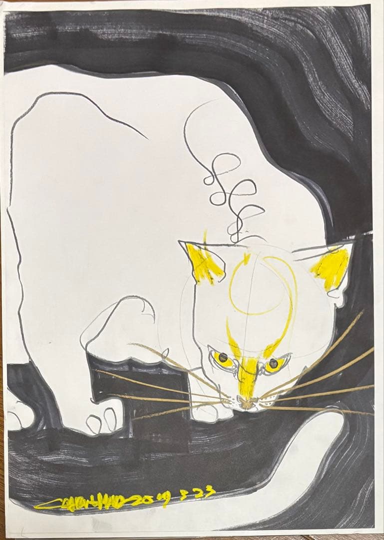 木原千春作 ドローイング 2019年作