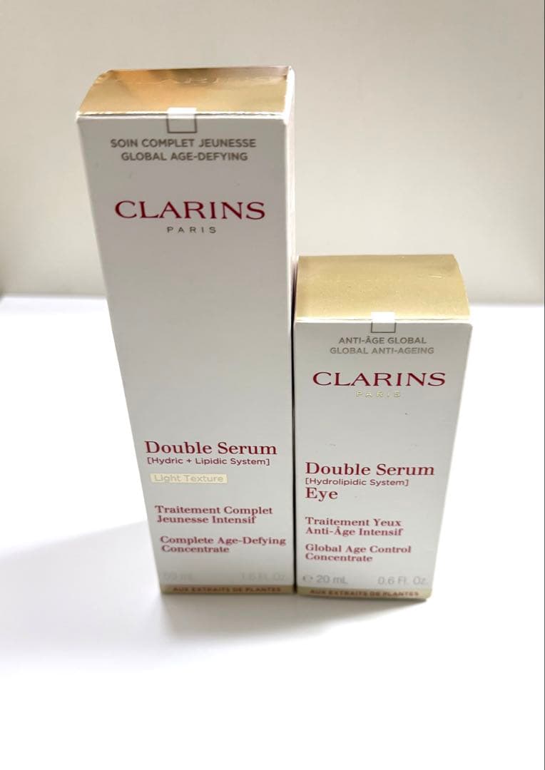 CLARINS ダブル セーラム ライト 50ml &ダブルセーラムアイ20ml
