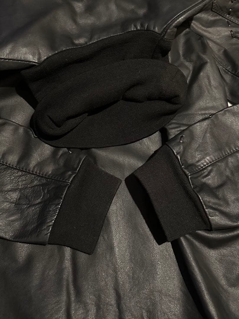 ラフシモンズ RAF SIMONS 99AWレザータートルトップス初期アーカイブ