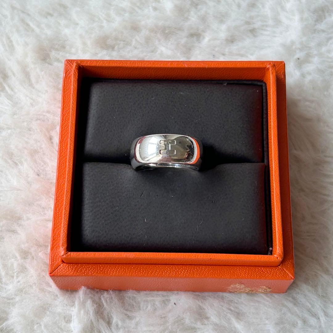 美品✨HERMES エルメス リング ヴィンテージ Hロゴ シルバー925 6号