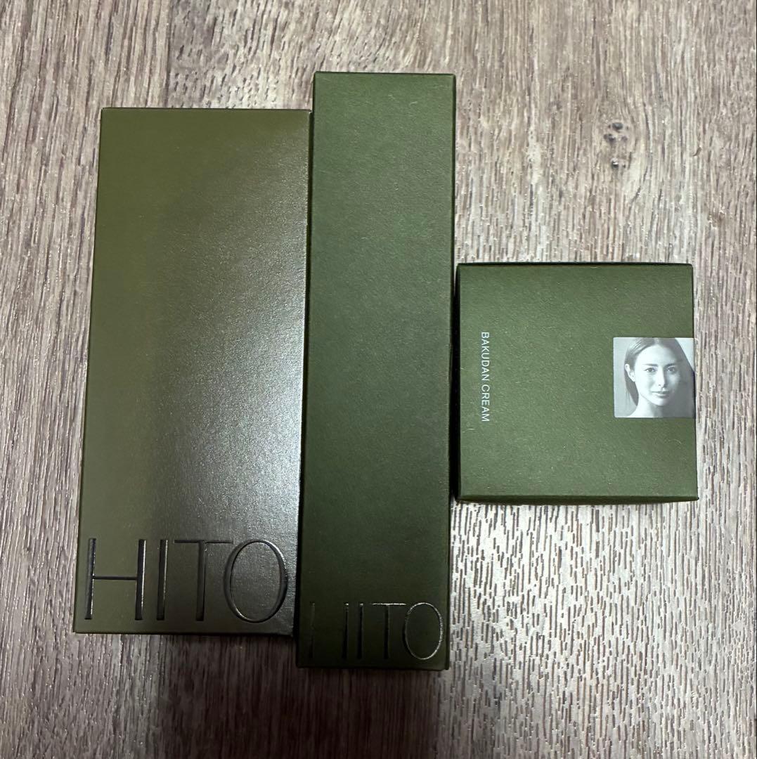 HITOto ハーブピーリング ミルクセラム バクダンクリーム 3点セット