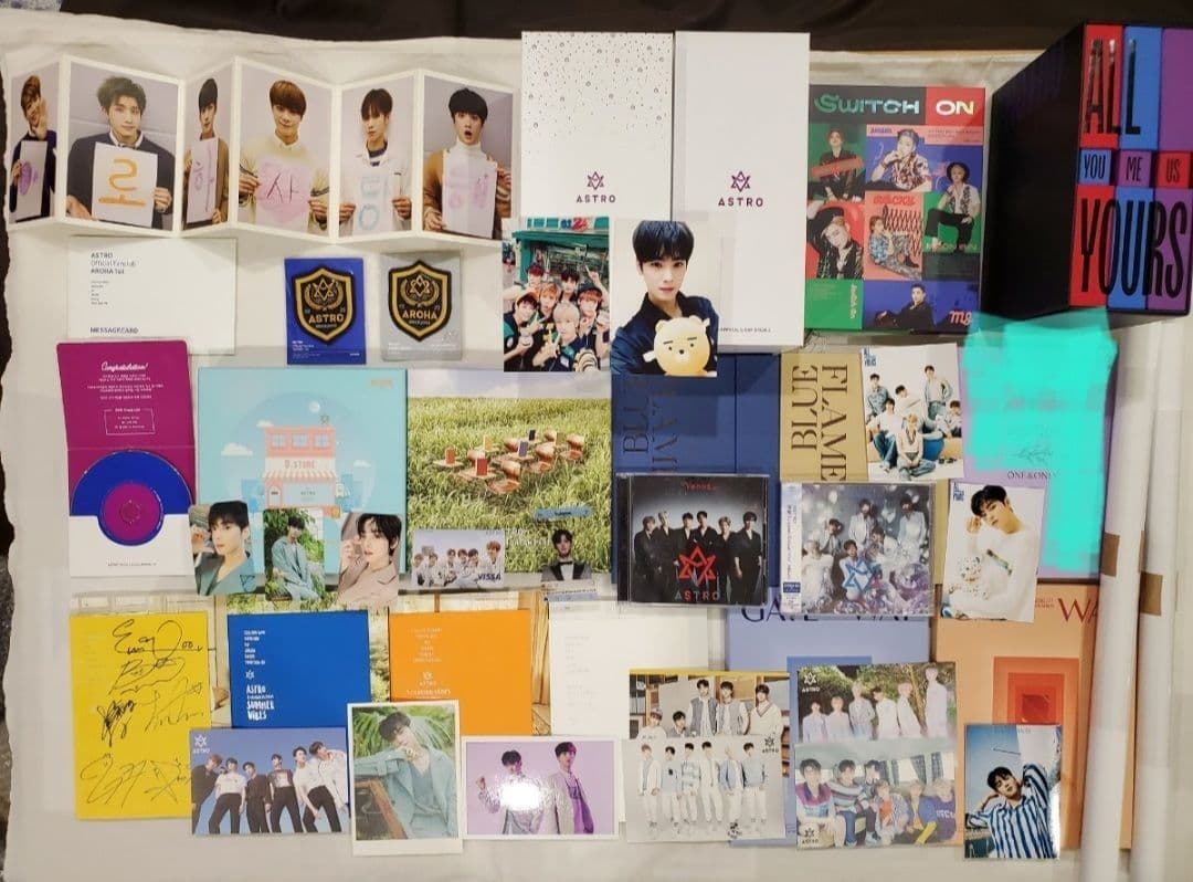 ASTRO アストロ ロボン ver1&2 FCグッズ アルバム他セット サイン