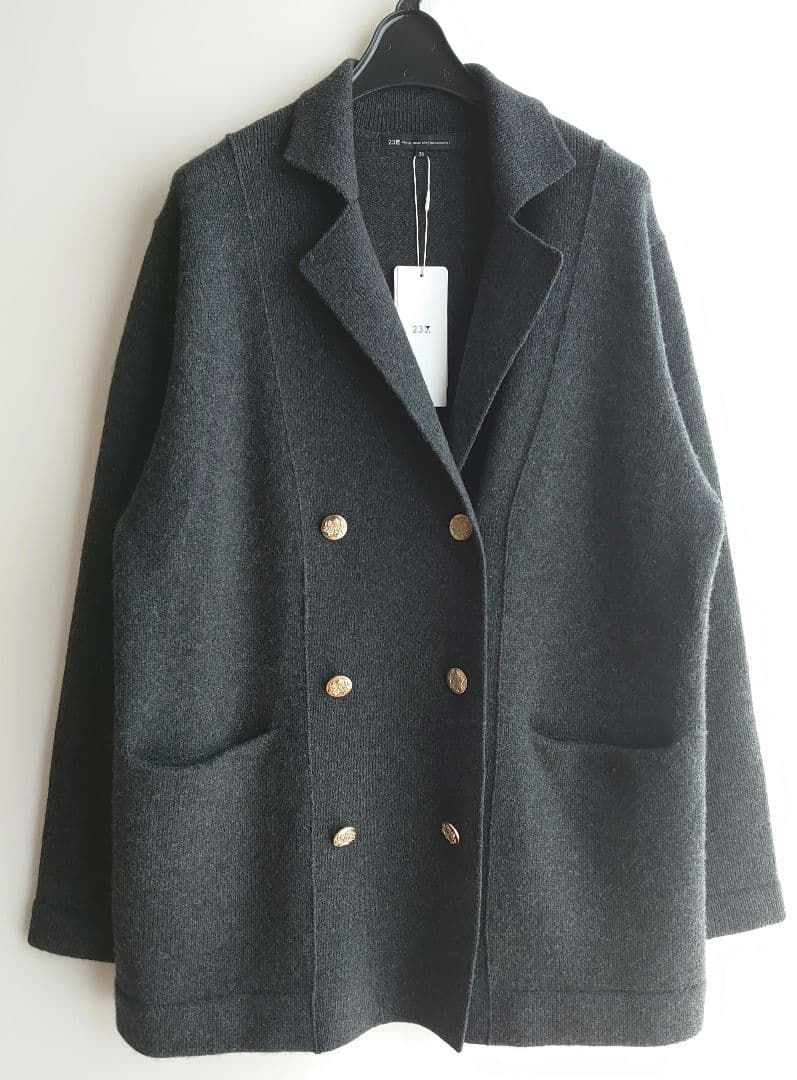 23区　今季【見上愛さん着/Oggi掲載】カシミヤブレンド ニットジャケット