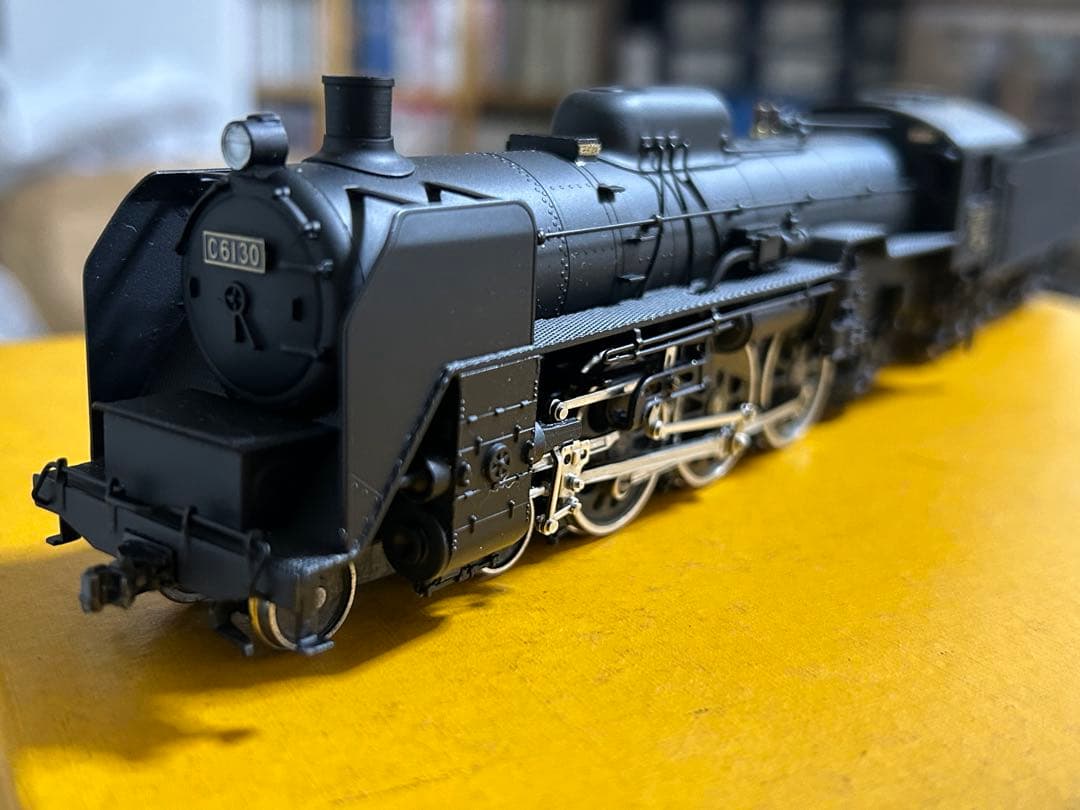 【ジャンク】天賞堂 アダチ C6130 HOゲージ 蒸気機関車