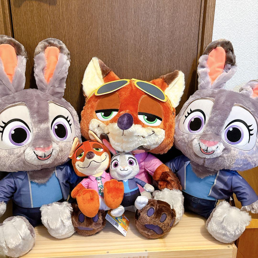 ズートピア2 スーパーラージぬいぐるみ ジュディ&ニック