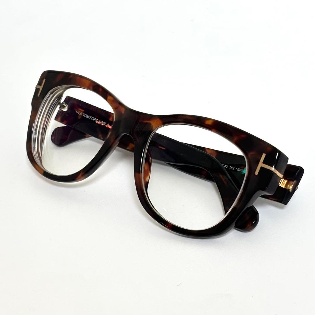 美品】 TOM FORD トムフォード サングラス ウェリントン べっ甲柄