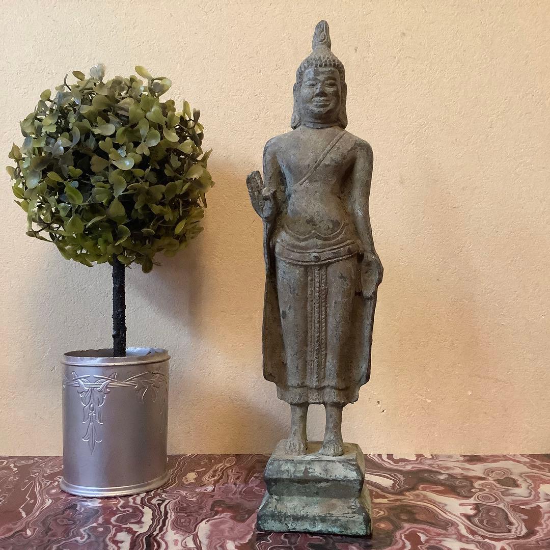 12〜13世紀「スコータイ ・アユタヤ・ドヴァーラヴァティー様式仏」出土青銅仏