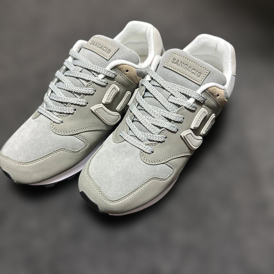 Sangacio グレー スエード スニーカー ◇SANGACIO サンガッチョ にゅ〜ず スウェード スニーカー グレー 27