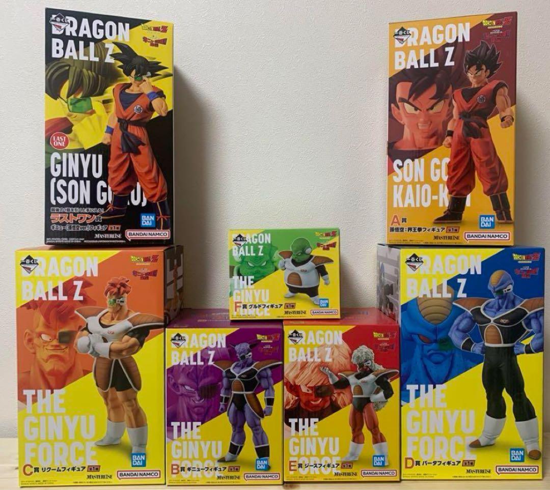 ドラゴンボール 一番くじ ギニュー特戦隊‼︎来襲 上位賞セット売り
