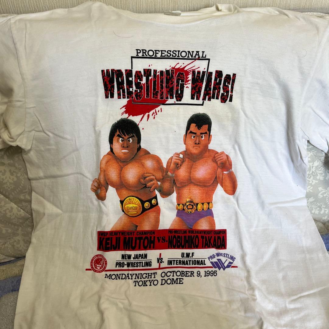1995.10.9 武藤敬司vs高田延彦ヴィンテージTシャツ - メルカリ