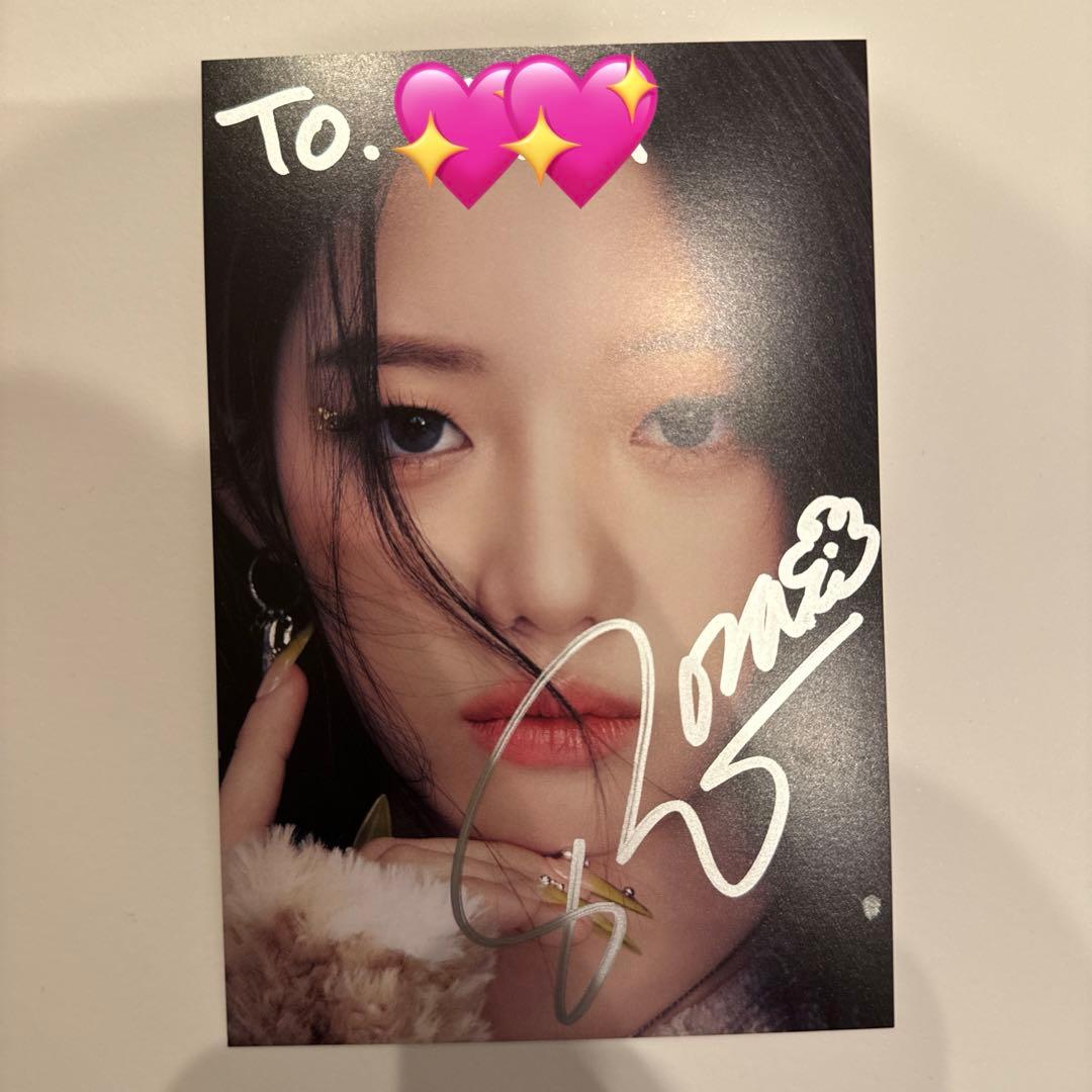 BABYMONSTER ポストカード ロラ 直筆サイン サイン会 - メルカリ