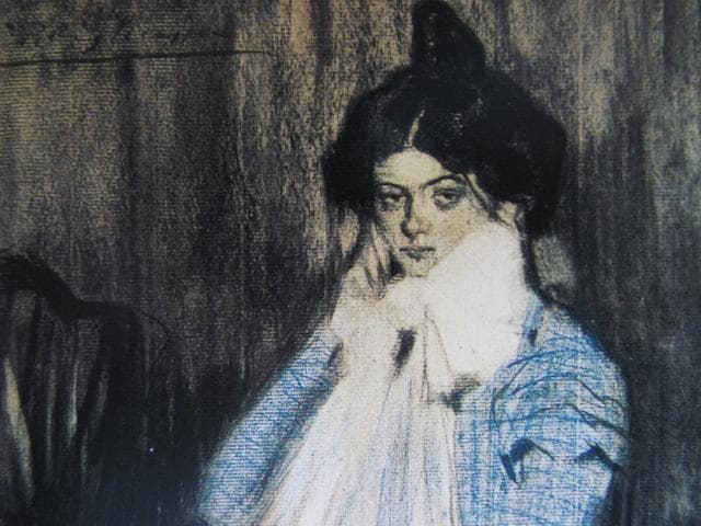 パブロ ピカソ、【画家の妹ローラ】希少な画集画より 初期作品 - メルカリ