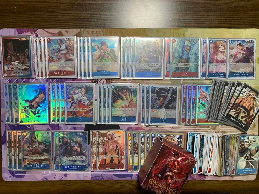 計176枚【セット】赤青エース デッキ 公式スリーブ＋ドン＋サイド