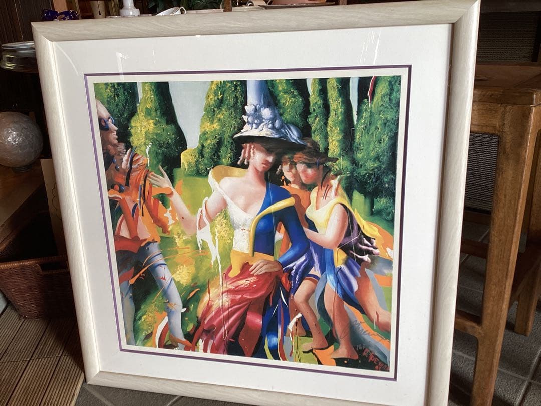 オルガ　グレチナ　シルクスクリーン　絵画