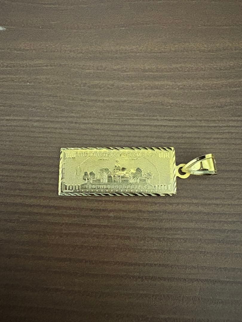SUPREME 100 Dollar Bill ネックレストップ 14k - メルカリ