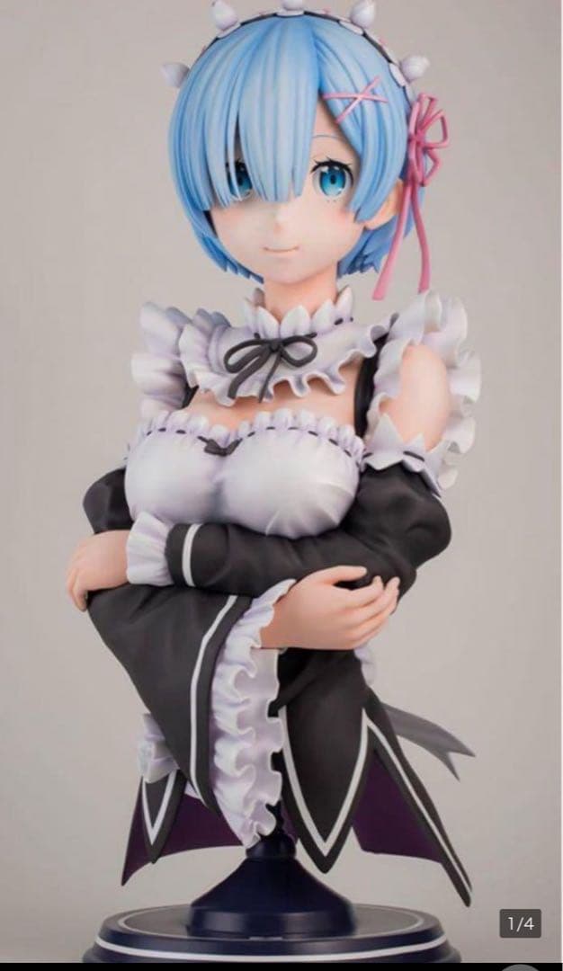 本日特別値下げ Re:ゼロ リゼロ レム 1/1 胸像フィギュア スタチュー