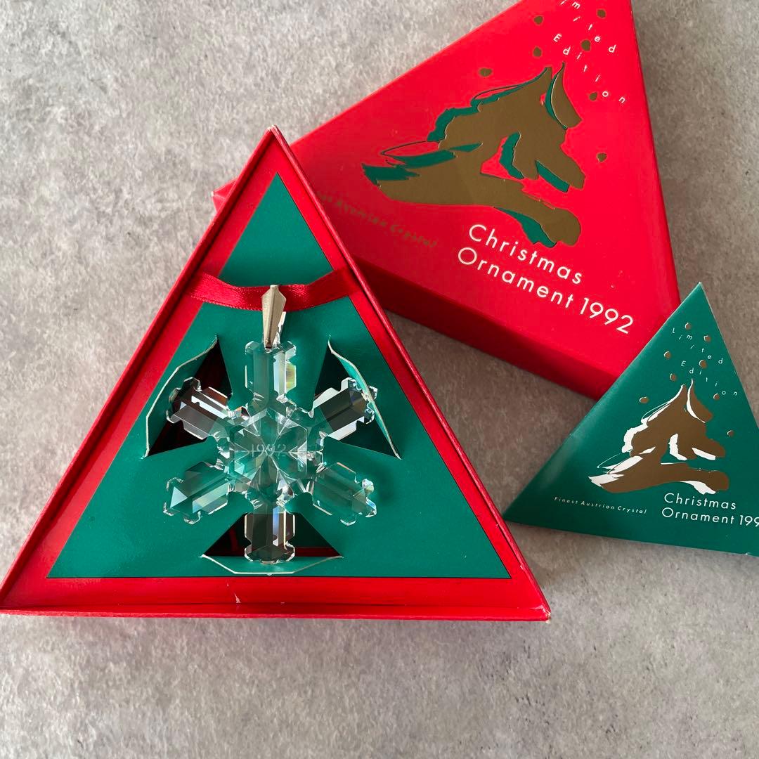 新品未使用【激レア】クリスマスオーナメント 1992年 雪の結晶 箱付きC