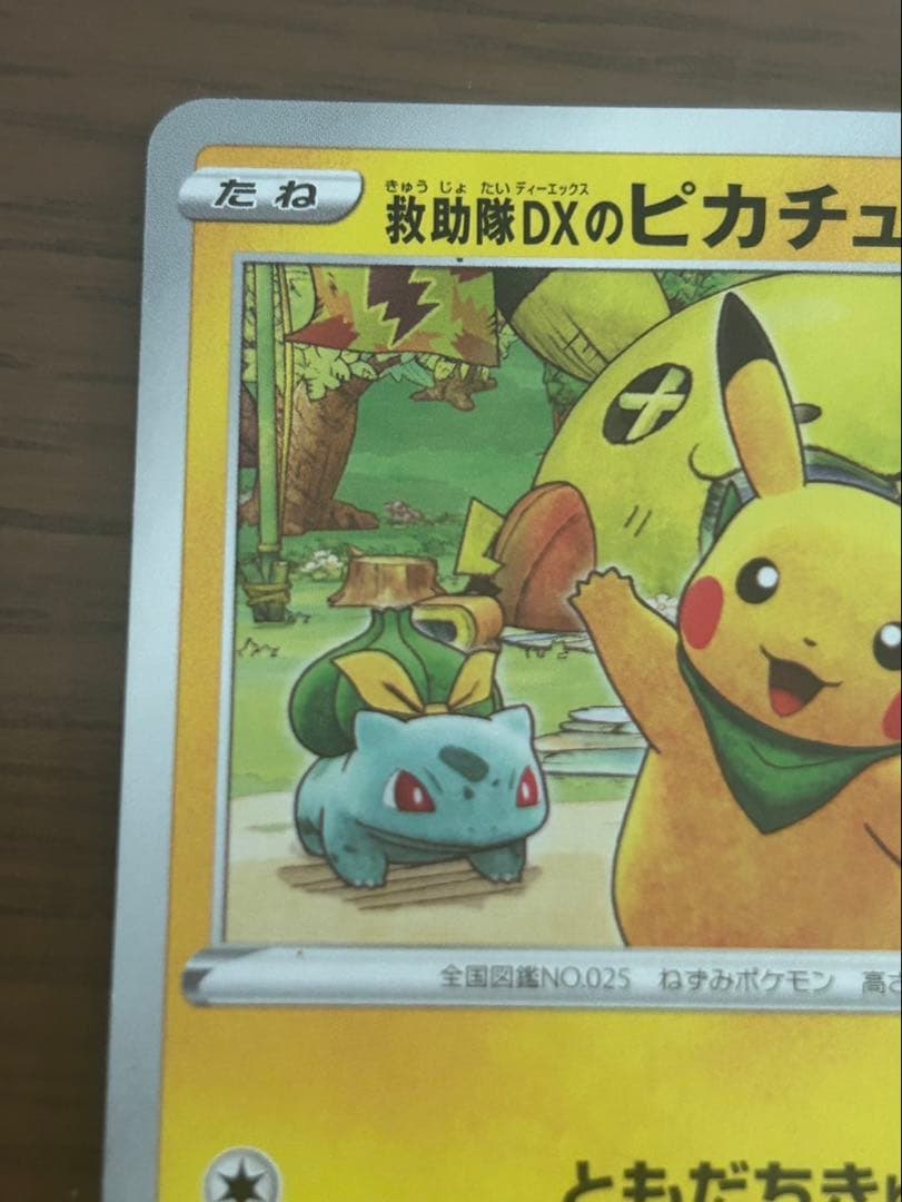 救助隊DXのピカチュウ：ゲオ限定プロモカード キャンペーン PROMOS-P