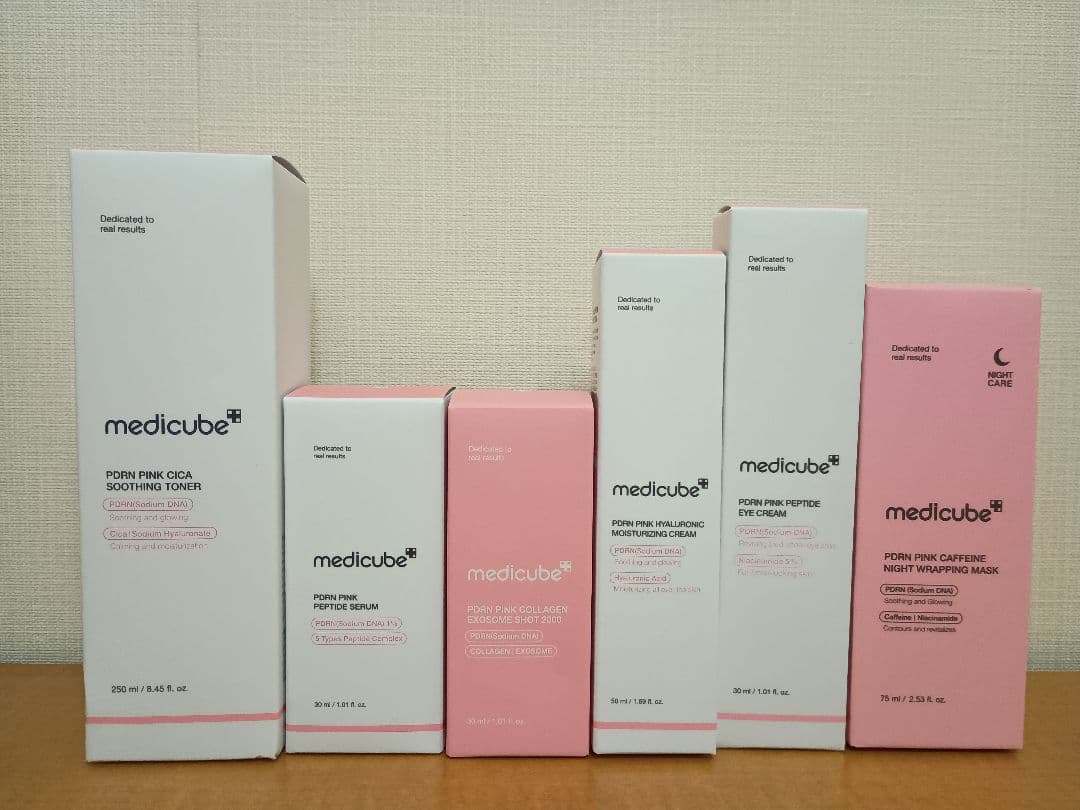 medicube メディキューブPDRN ピンクトナー、セラム他　新品6点セット