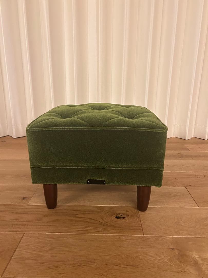 超美品　KARIMOKU60 カリモク　オットマン モケットグリーン カリモク60 / karimoku60 オットマン モケットグリーン スツール