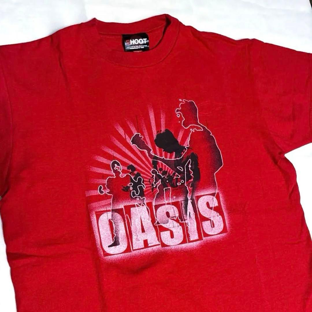 ビンテージ 2005 オアシス oasis Tシャツ 赤