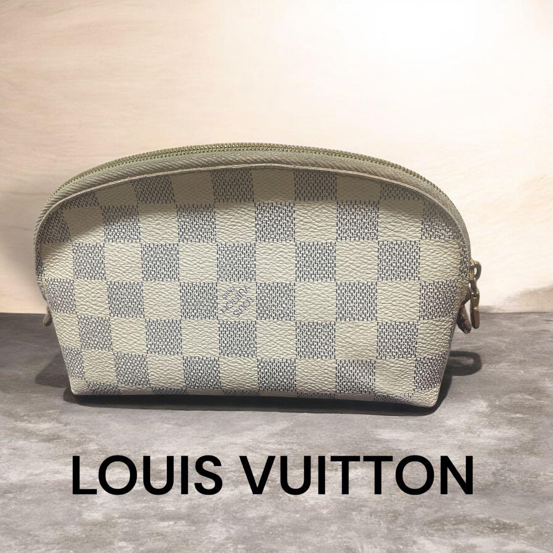 ルイヴィトン ダミエ アズール ポシェット・コスメティック 化粧ポーチ 楽天市場】ルイヴィトン ポーチ レディース ポシェット コスメティック