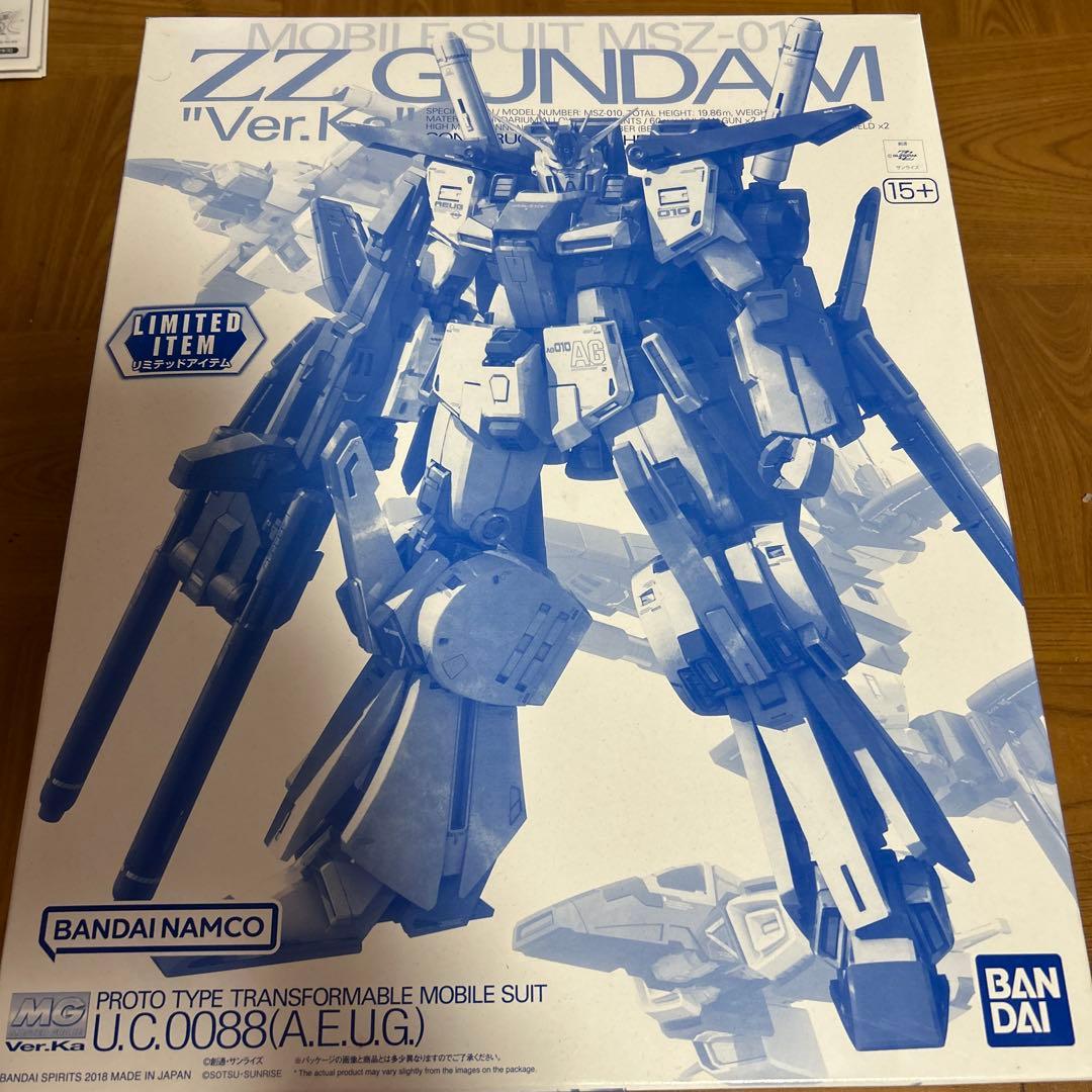 ガンプラMGガンダム ダブルゼータver.kaクリアカラー