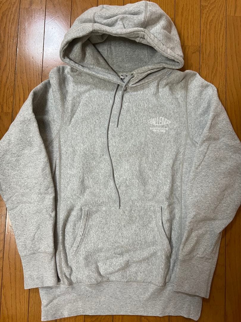 CHALLENGER パーカー Mサイズ グレー チャレンジャー フーディー