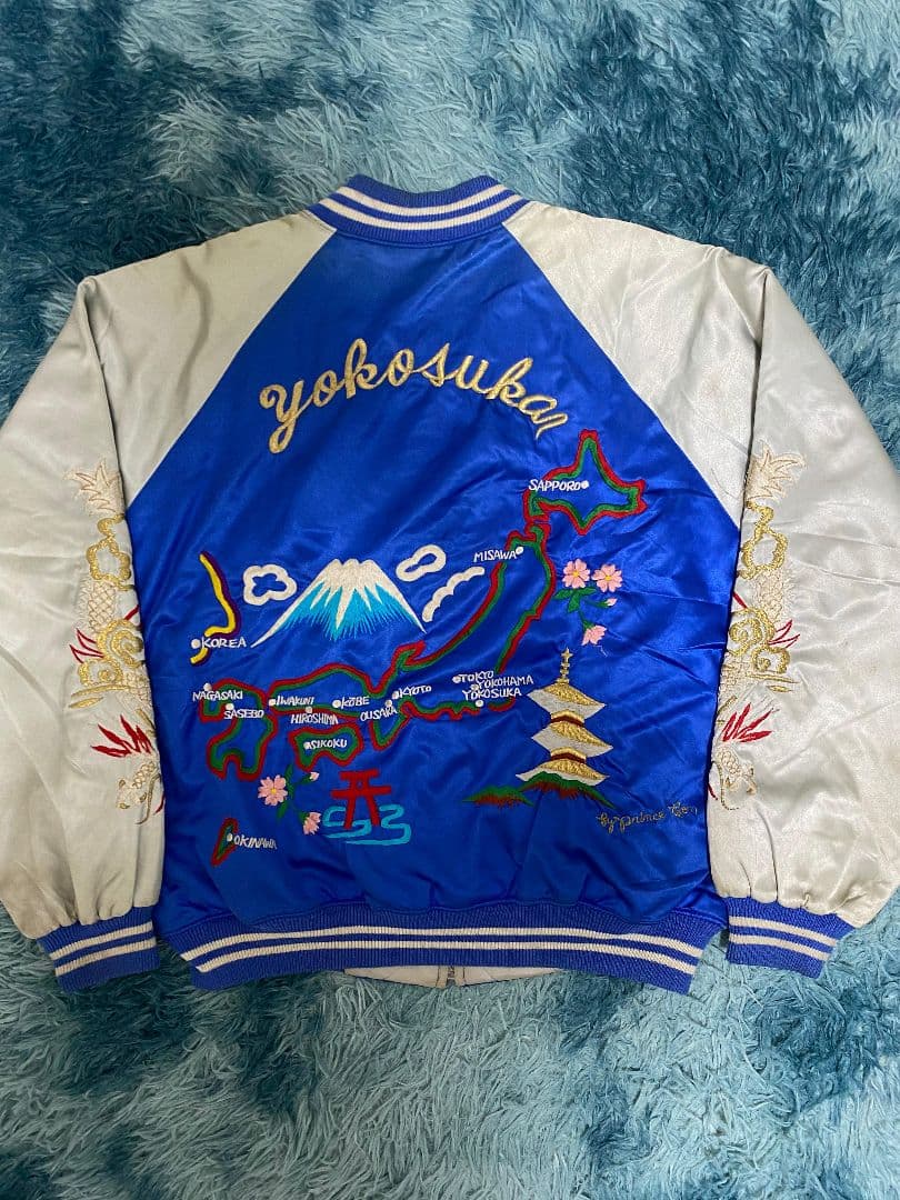 横須賀 プリンス商会 ヴィンテージ スカジャン 鷹刺繍